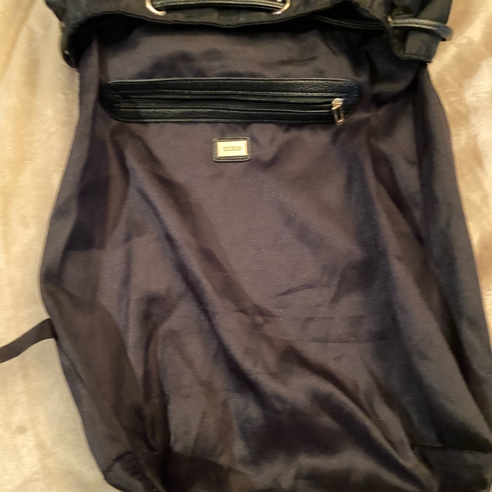 GUESS Black Quilted Backpack - Picture 11 of 16